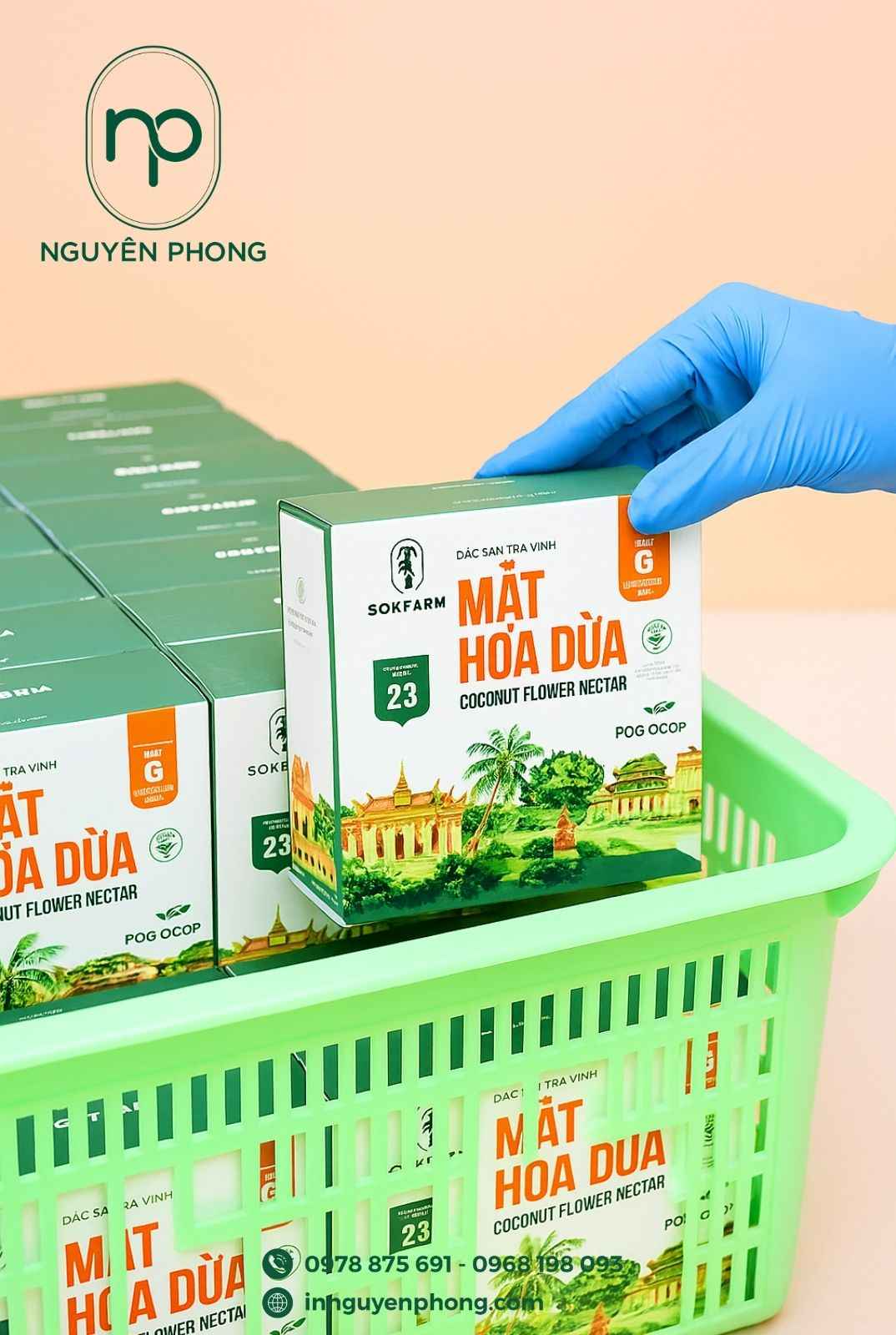 Hộp ivory in hình đẹp